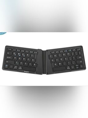 Targus SEALED! NIB! Ergonomic Foldable Blutooth Ecosmart Keyboard in Blk. R2S!